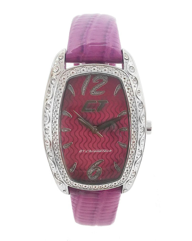 Purple Leather Watch