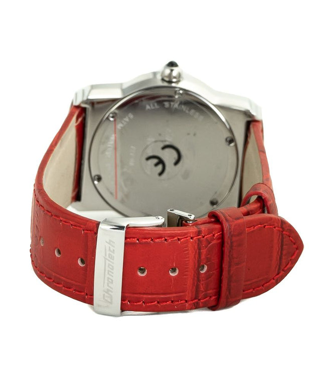 Red Leather Watch