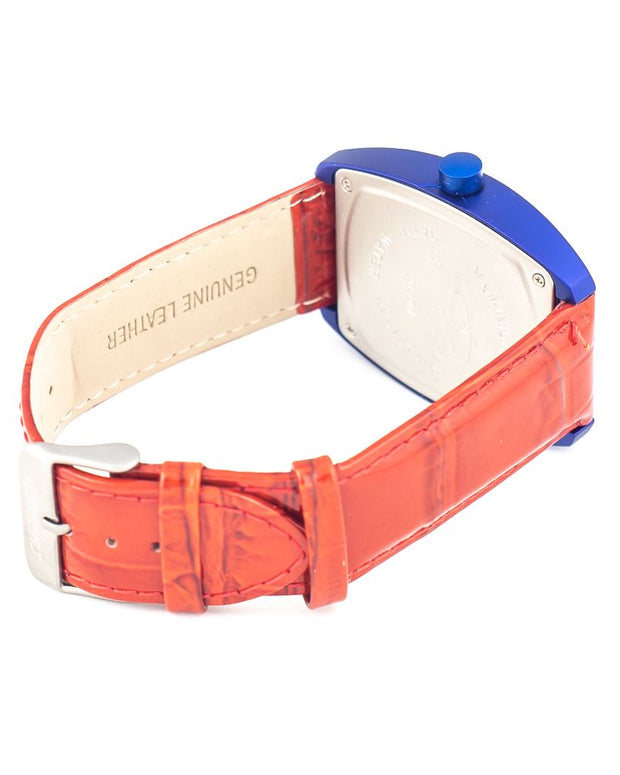 Red Leather Watch