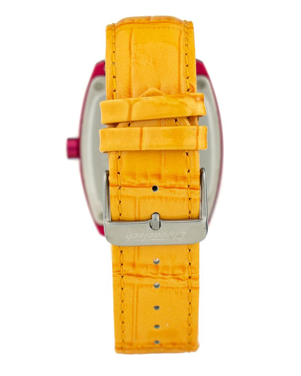 Orange Leather Watch