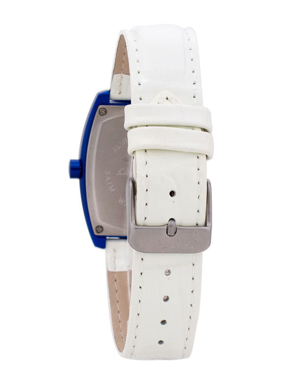 White Leather Watch