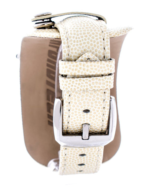 Beige Leather Watch