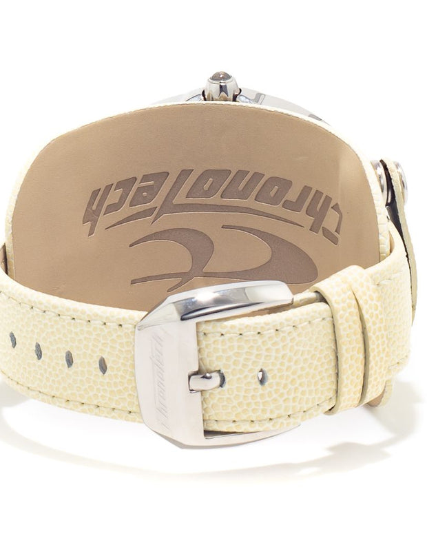 Beige Leather Watch