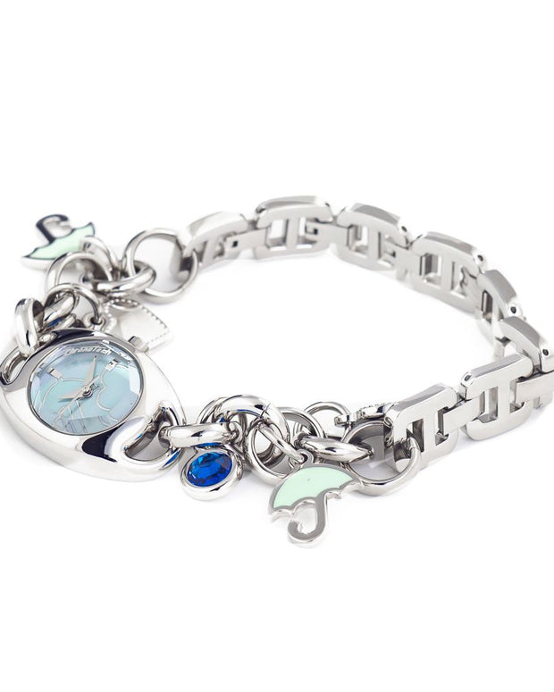 Silver Stainless Steel Bracelet Watch