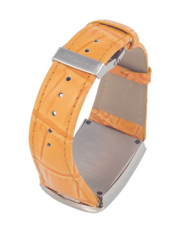 Orange Leather Watch