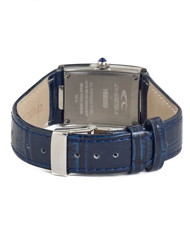 Blue Leather Watch