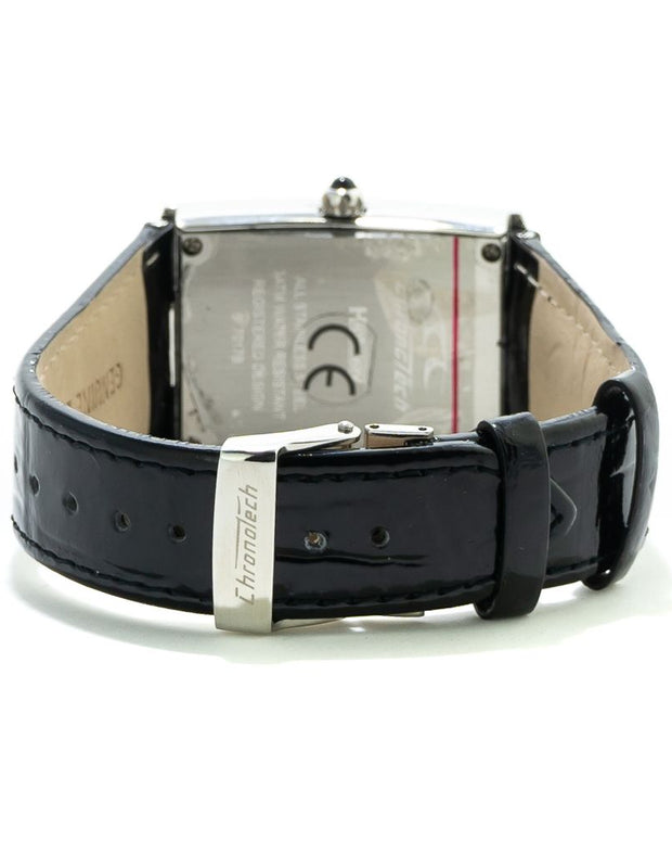 Black Leather Watch