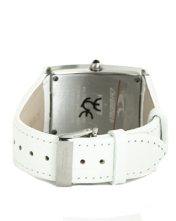 White Leather Watch