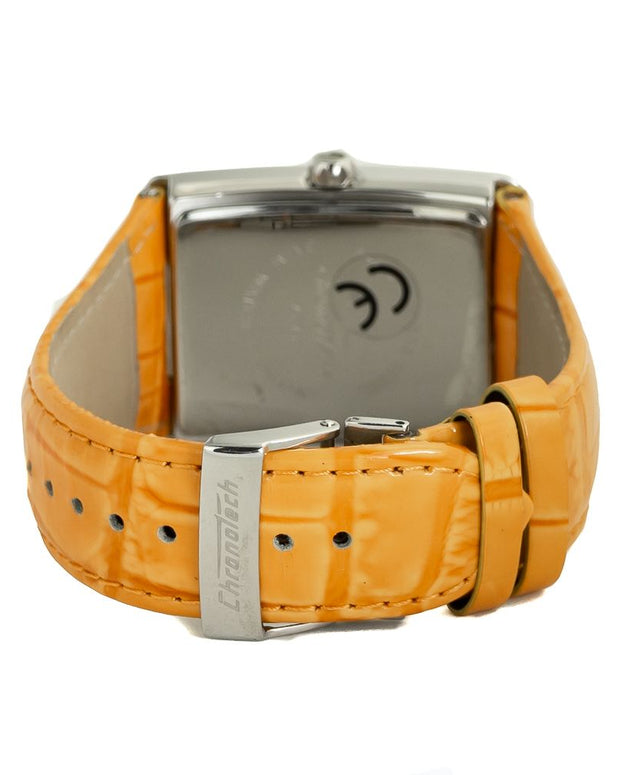 Orange Leather Watch
