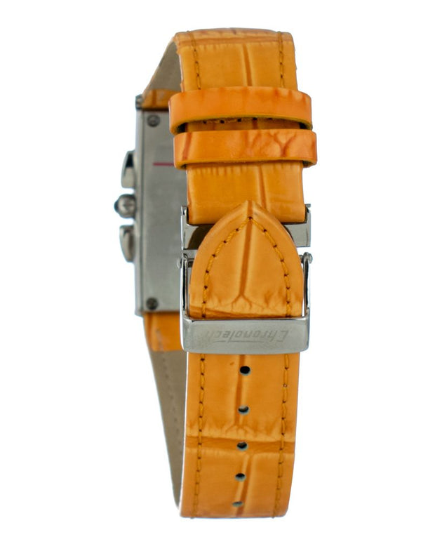 Orange Leather Watch