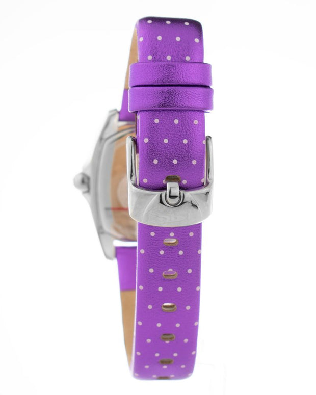 Purple Leather Watch
