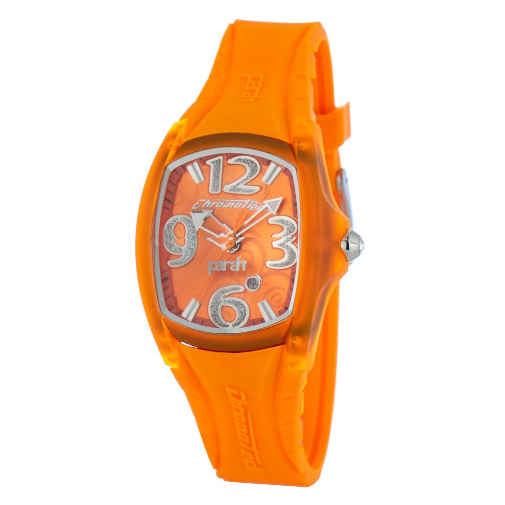 Orange Rubber Watch