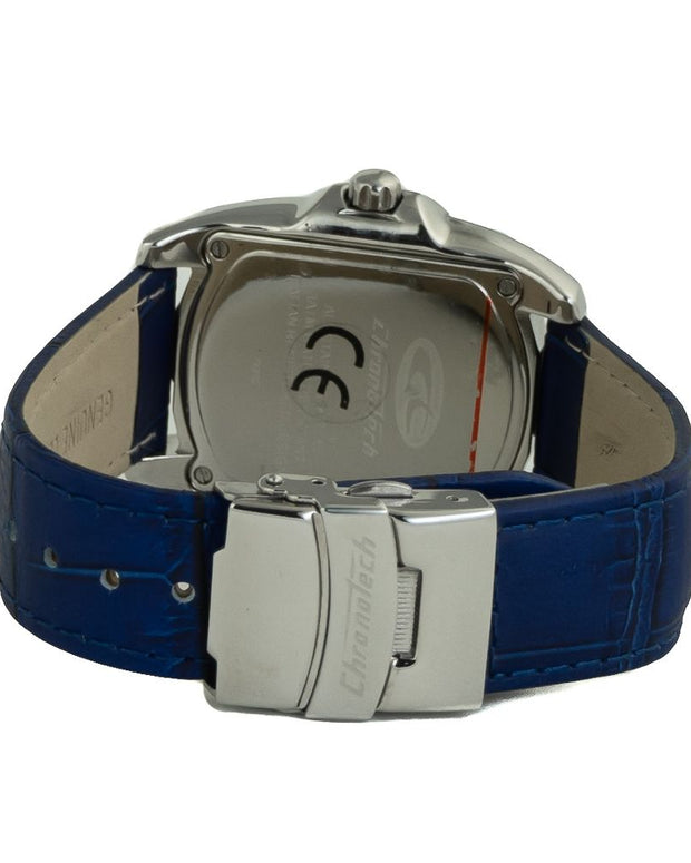 Blue Leather Watch