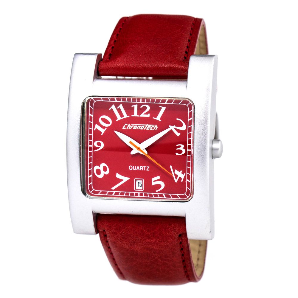 Red Leather Watch