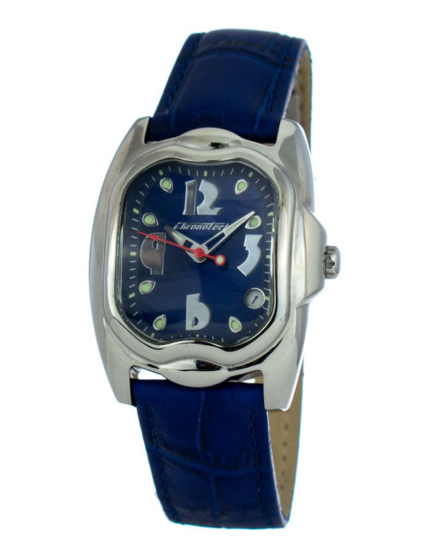 Blue Leather Watch