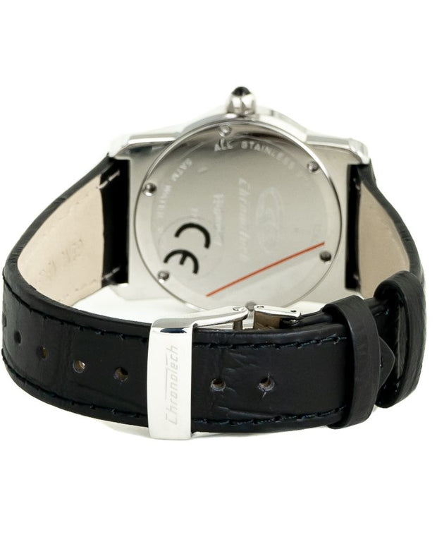 Black Leather Watch
