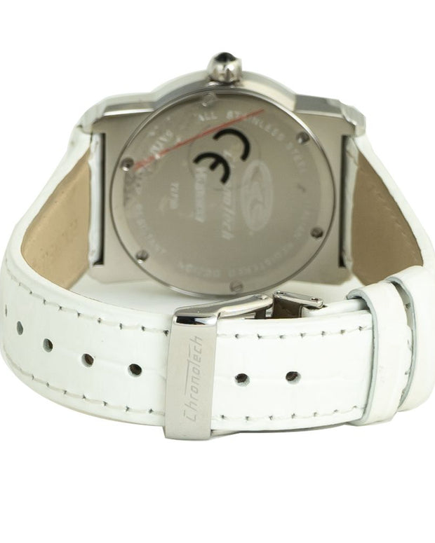 White Leather Watch