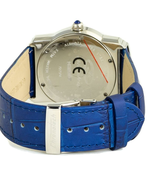 Blue Leather Watch