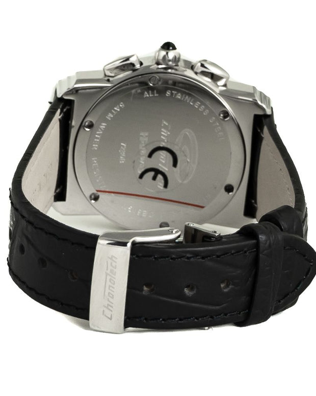 Black Leather Watch