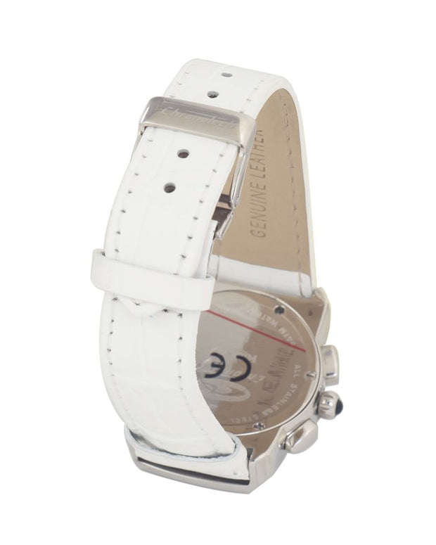 White Leather Watch
