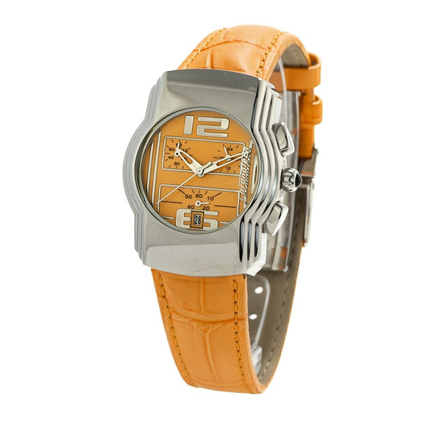 Orange Leather Watch