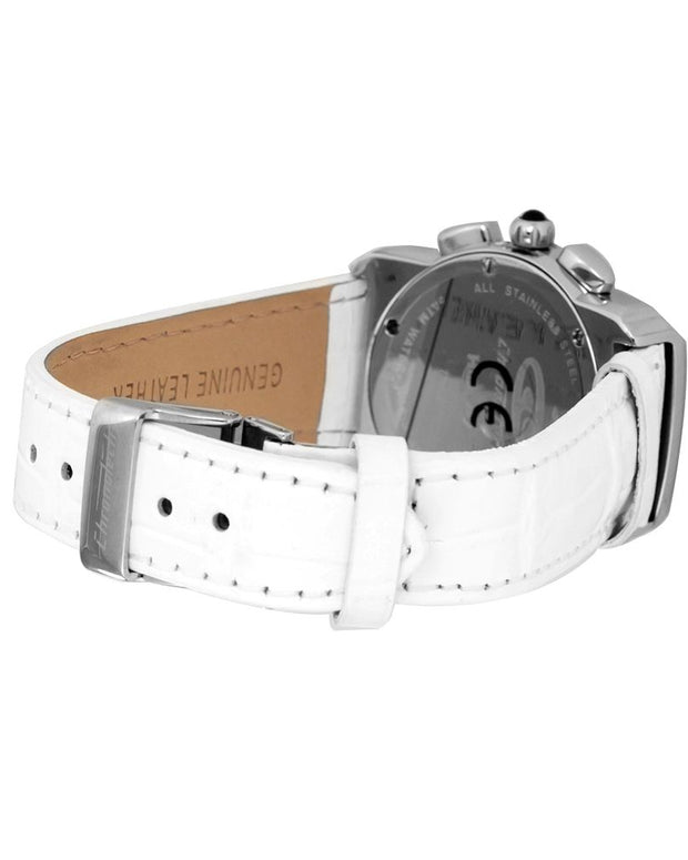 White Leather Watch