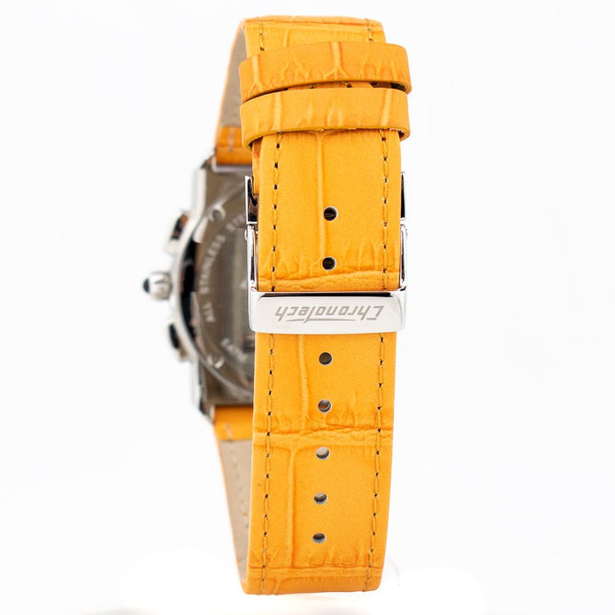 Orange Leather Watch