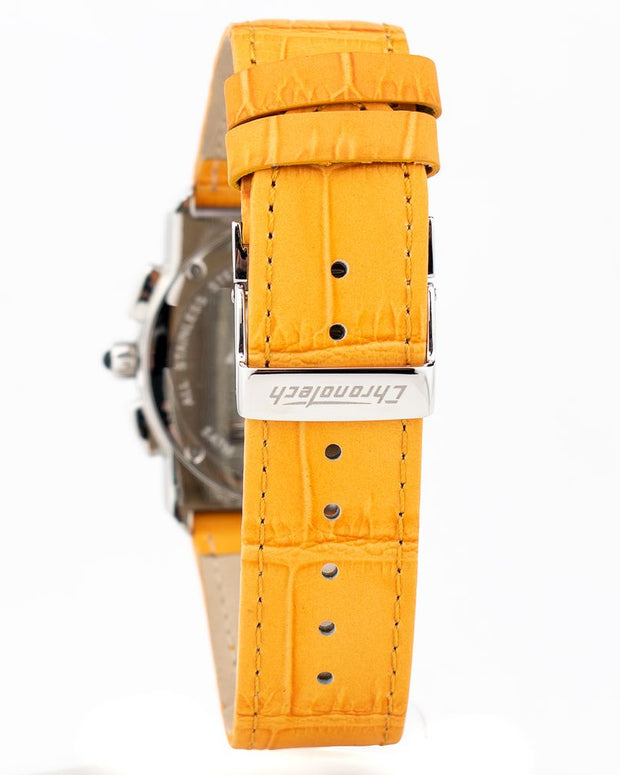 Orange Leather Watch