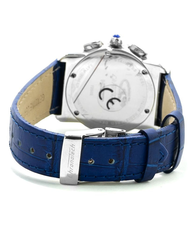 Blue Leather Watch