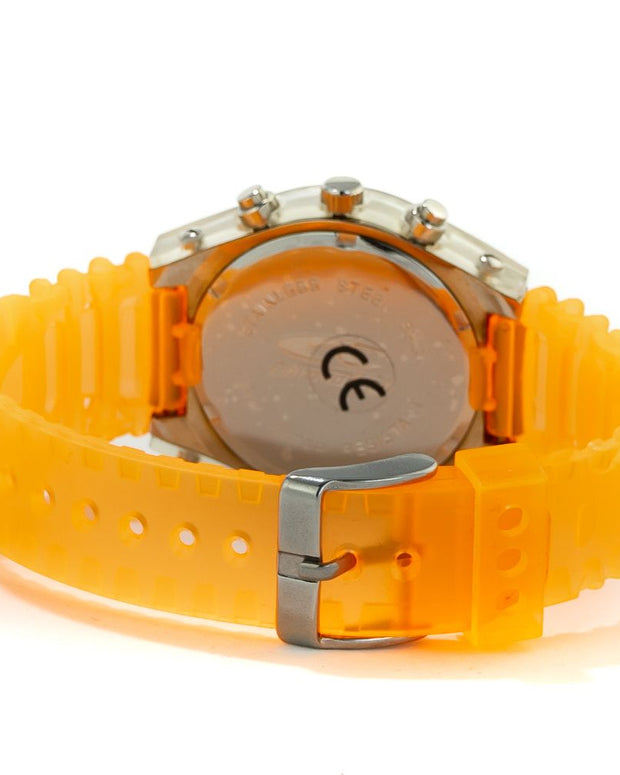 Orange Rubber Watch