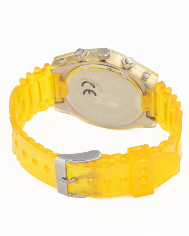 Yellow Rubber Watch