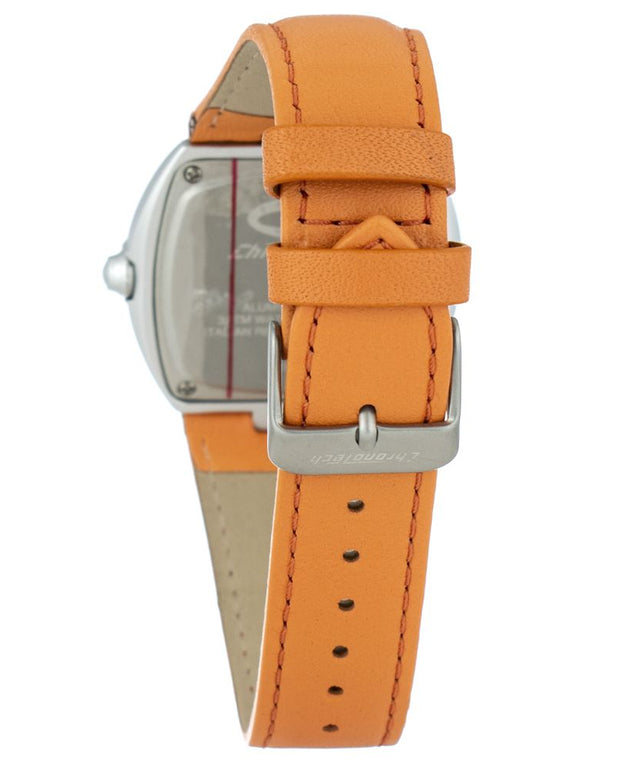 Orange Leather Watch