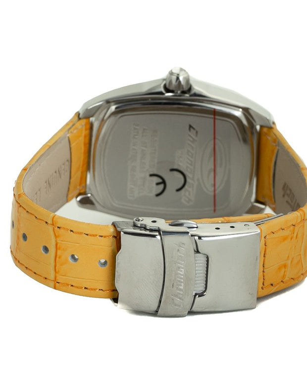 Orange Leather Watch
