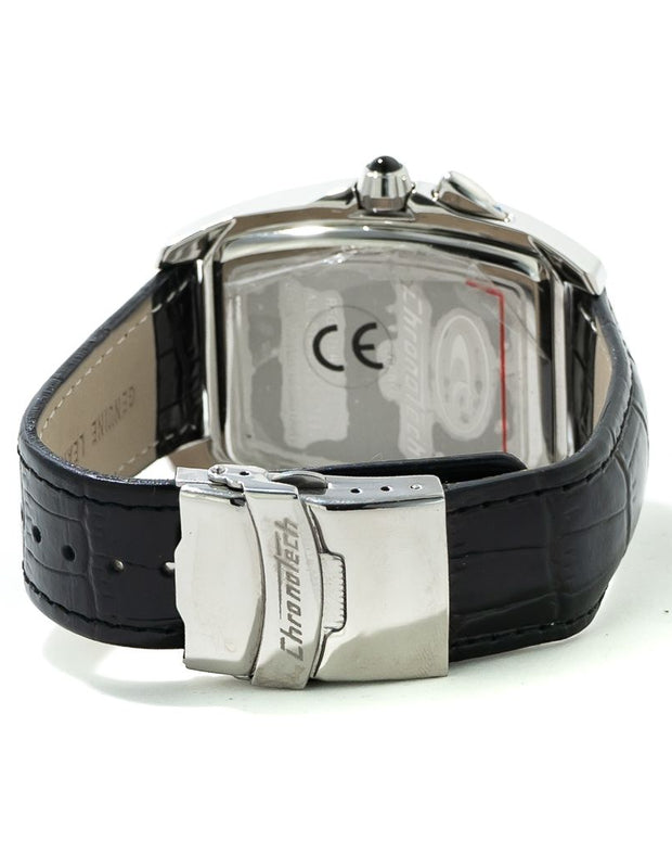 Black Leather Watch
