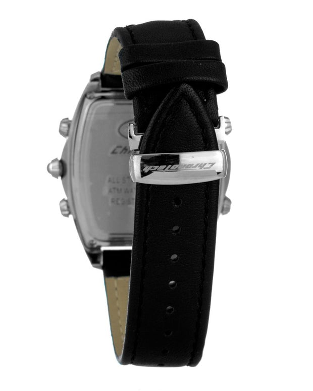 Black Leather Watch