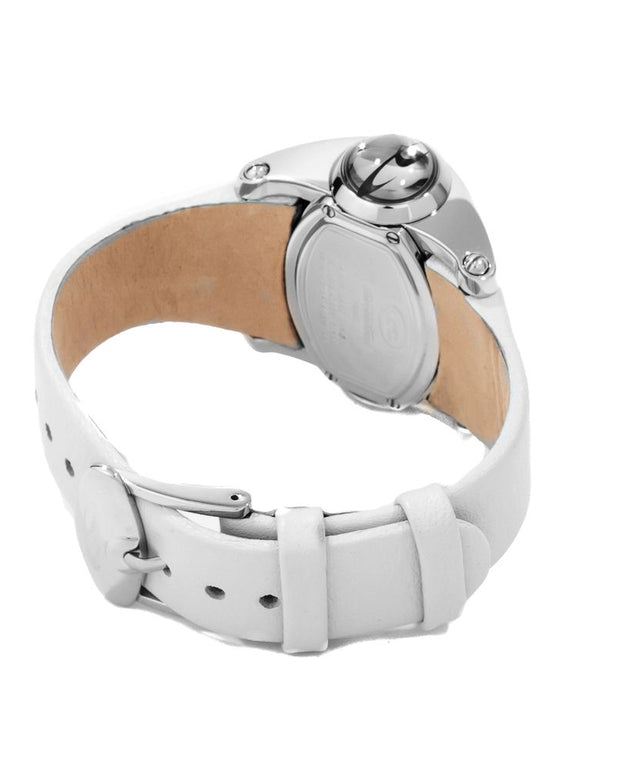 White Leather Watch