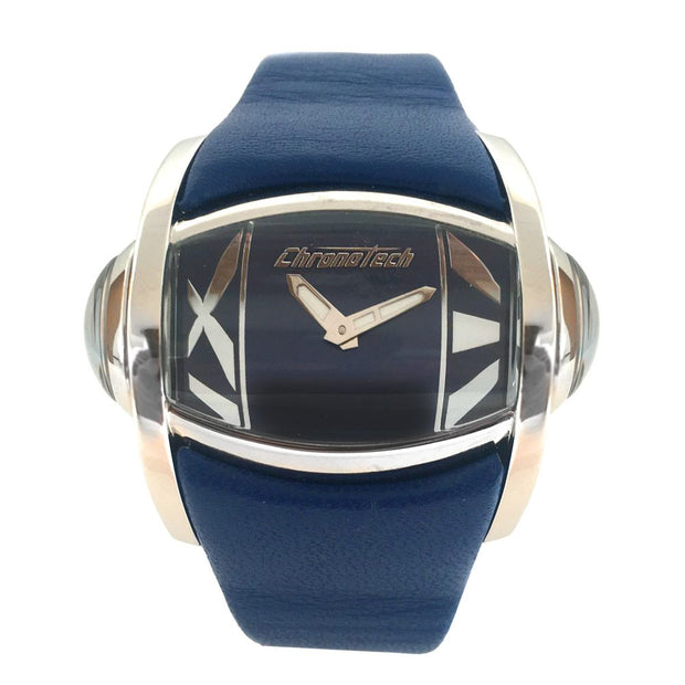 Blue Leather Watch