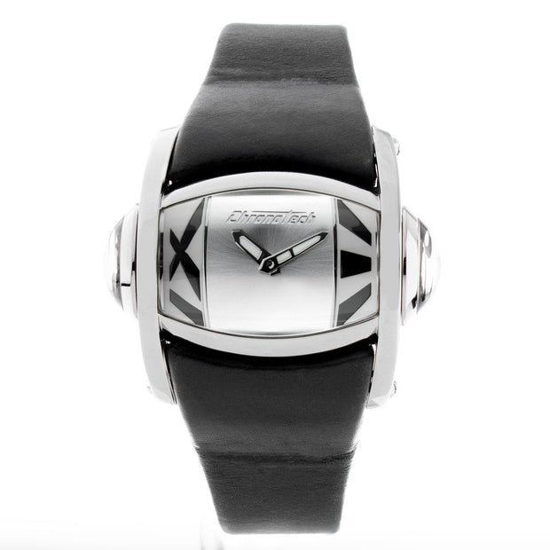 Black Leather Watch