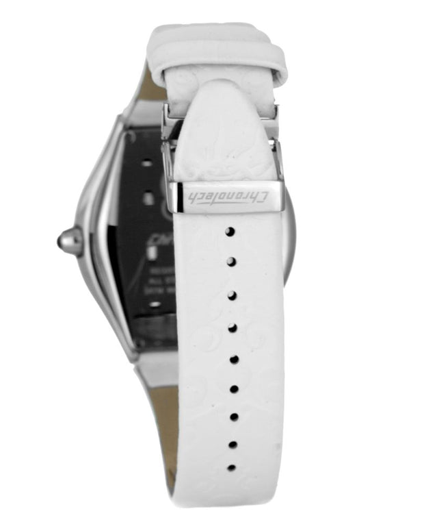 White Leather Watch