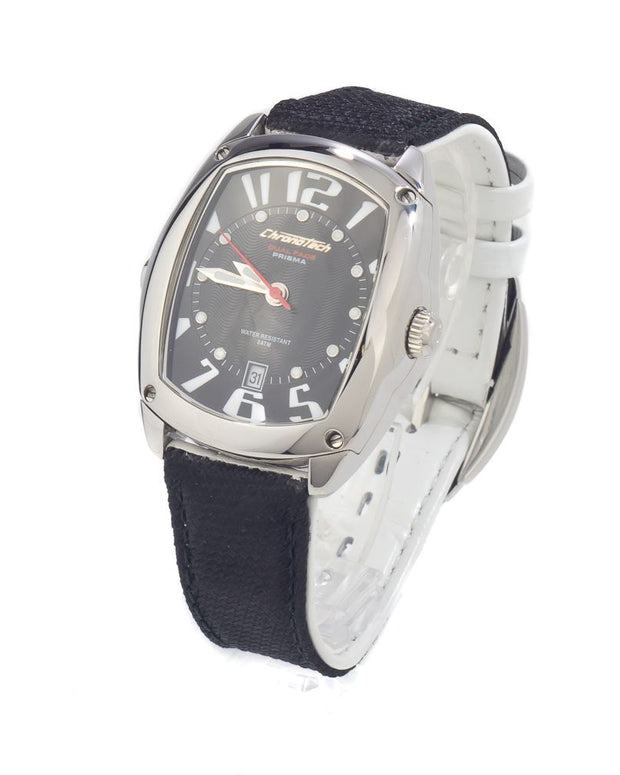Black Leather Watch