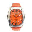 Orange Leather Watch