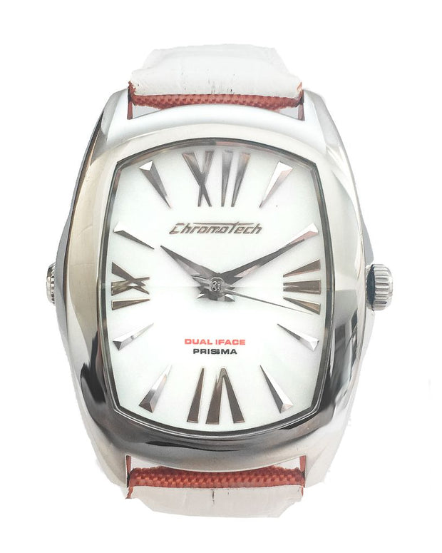 Orange Leather Watch