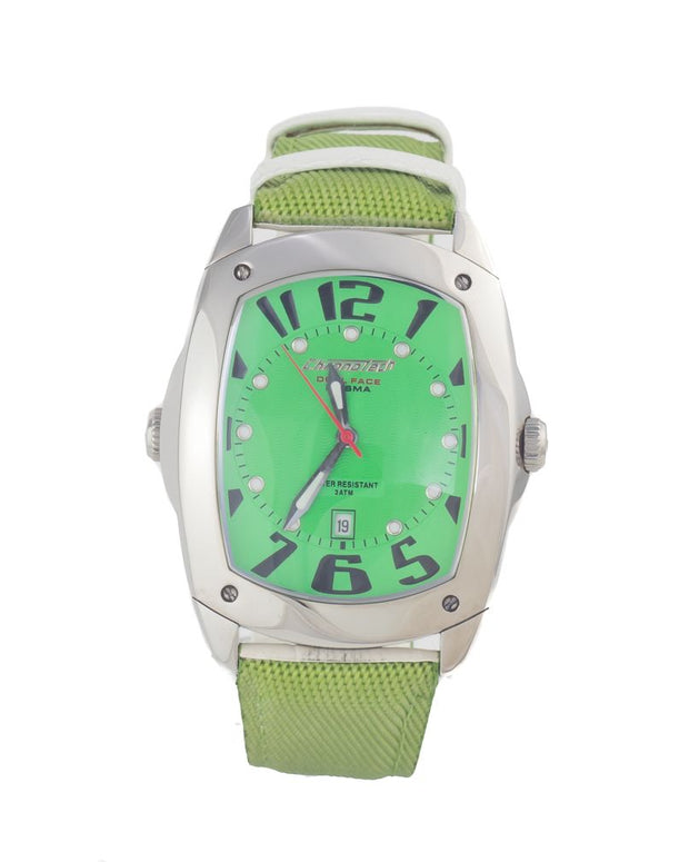Green Leather Watch