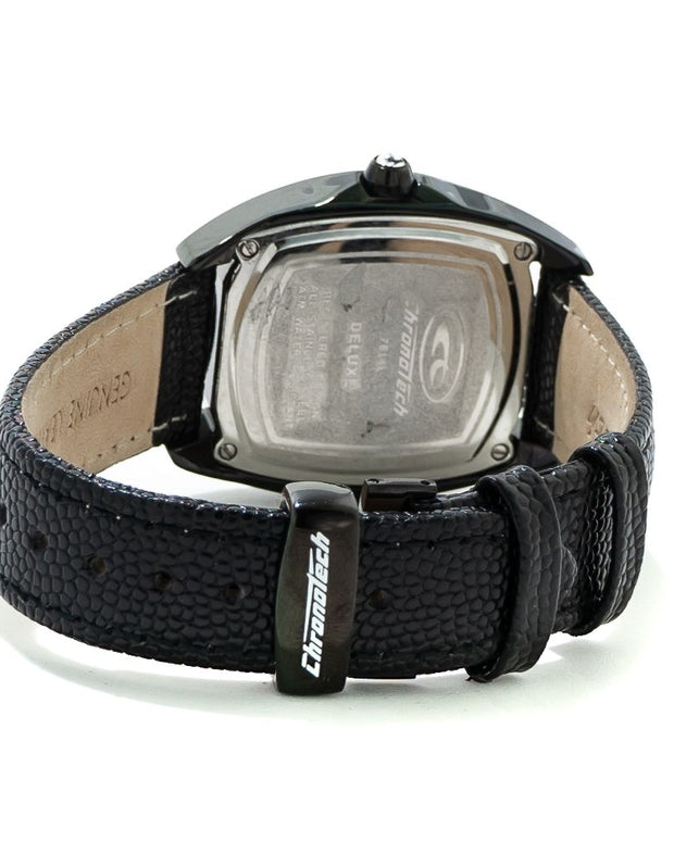 Black Leather Watch