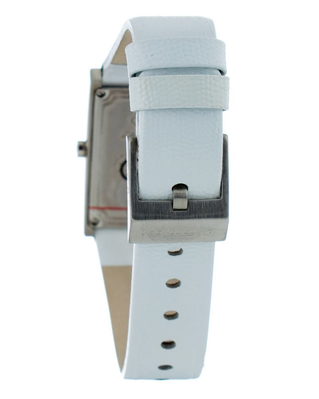 White Leather Watch