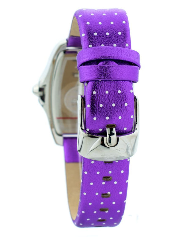 Purple Leather Watch