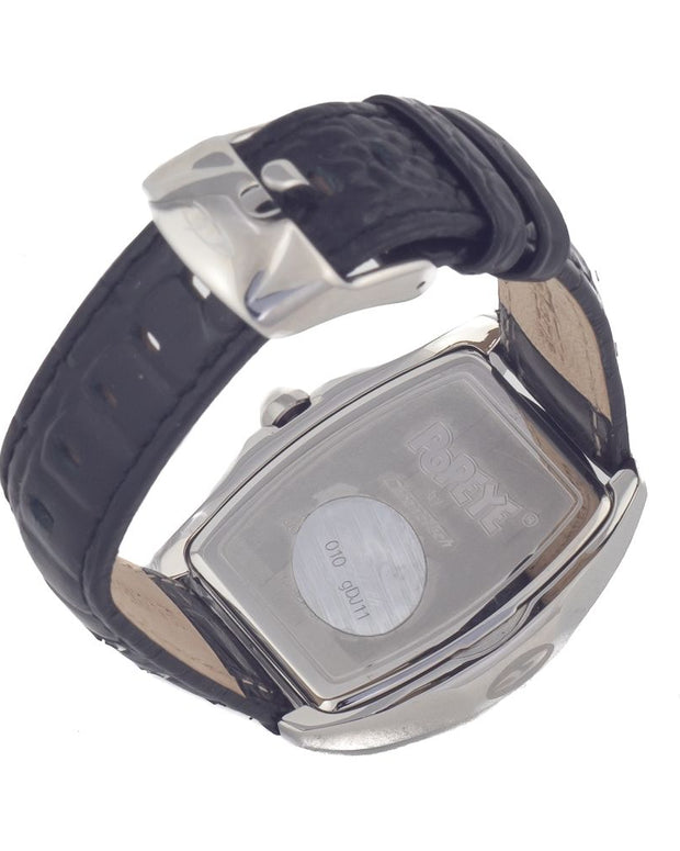 Black Leather Watch