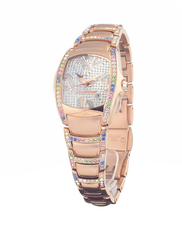 Multicolor Stainless Steel Dress Watch