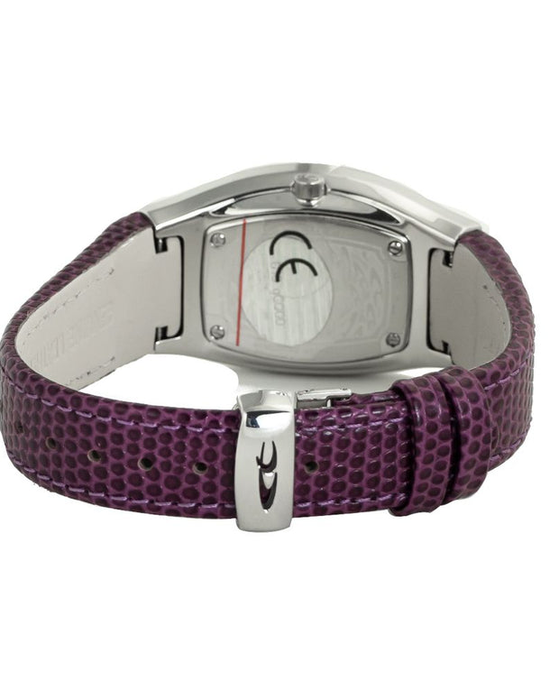 Purple Leather Watch
