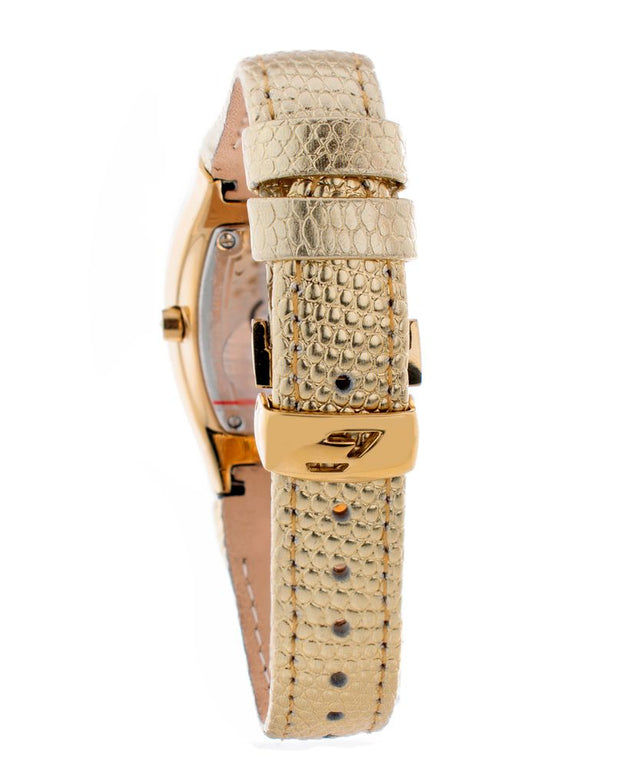 Gold Leather Watch